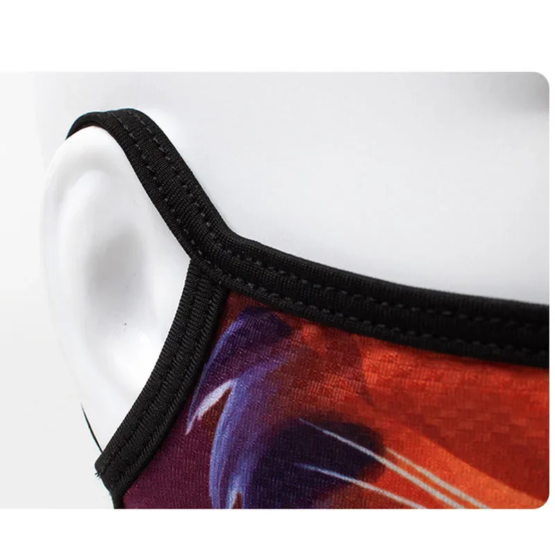 어린이를위한 여름 태양 보호 얼굴 마스크 Earloops 만화 Balaclava 야외 목 각반 빠른 건조 소년 소녀 러닝 페이스 커버