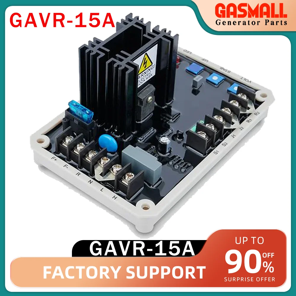 

High Quality GAVR15A AVR Brushless Diesel Generator Automatic Voltage Regulator Stabilizer 500kva Power Alternator Control Panel