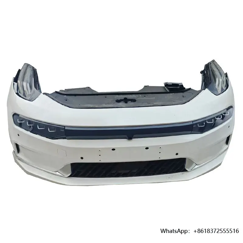 

daFor Zeekr 001 Front Bumper Assembly High Quality Plastic Car Front Bumper Lip with Tow Hook Cut-Outs for Upgrade Protection