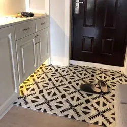 The entrance door mat can be cleaned with PVC household door mat. The entrance foot mat is a dirt resistant cartoon carpet