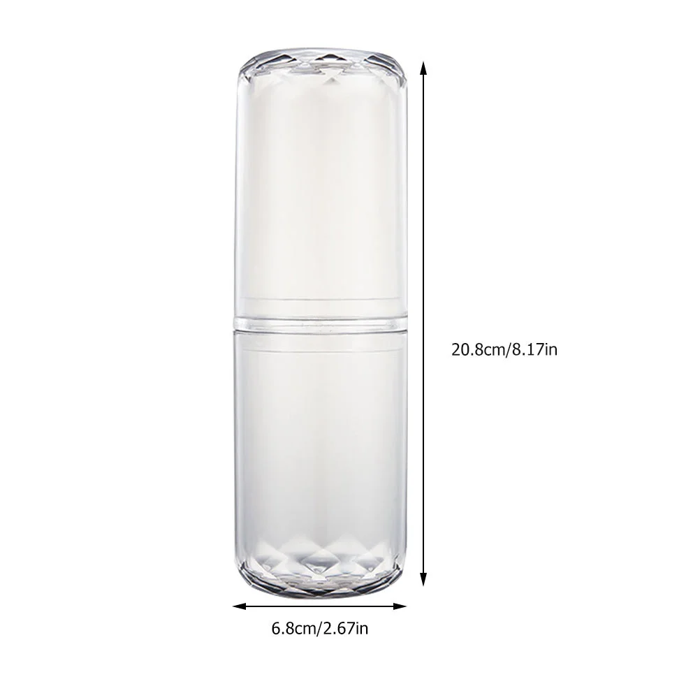 1Pcs Transparent Travel Toothpaste Case Toothbrush Wash Cup Portable Compact Durable Bathroom Storage Holder Wash Cup