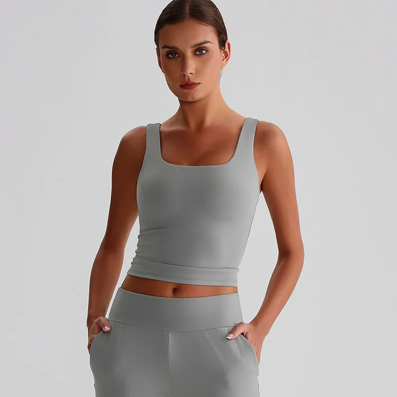 Sustainable Recycled Polyester Sports Bra Women Sexy Basic Crop Top Yoga Fitness Gym Bra Eco-Friendly Workout Activewear