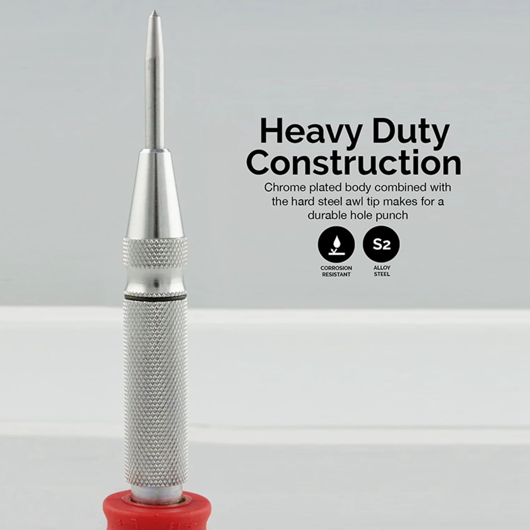 GTBL 2Pcs HSS 센터 펀치 고정자 펀칭 자동 센터 핀 펀치 스프링로드 마킹 드릴링 도구