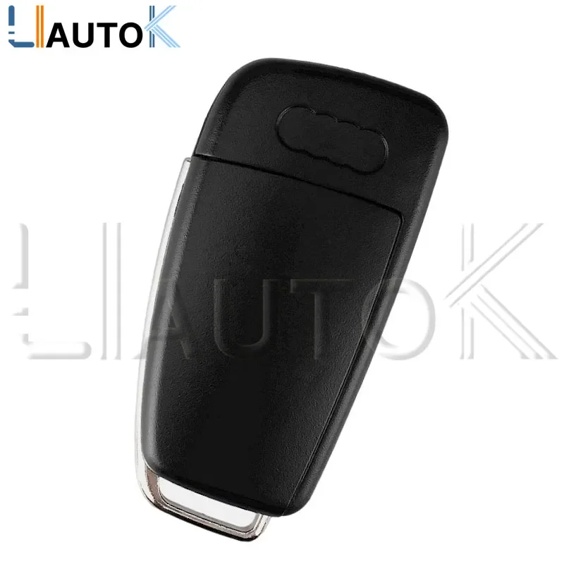 Folding Car Key Case For Audi Q7 B7 Q3 A3 TT A2 A8 A6 A6L A4 S5 C5 C6 B6 Replacement Remote Car Key Shell Flip Key 3 Buttons view 3