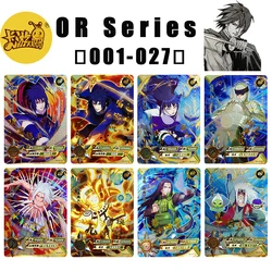 Kayou Naruto Rasa Uchiha Sasuke Cartoon Animation Collection Flash Card or Series001-027 Board Game Toys Christmas Birthday Gift