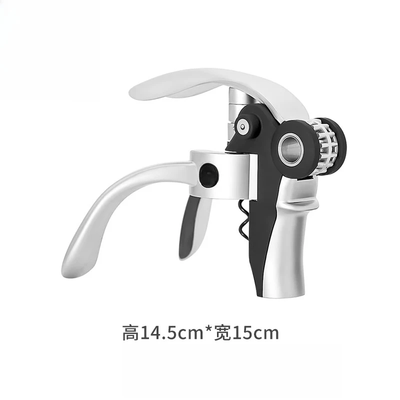 

Lever stainless steel wine bottle opener