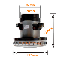 1400W 220V Vacuum Cleaner Motor for LEXY VC-CW3002 Karcher WD3.200 Vacuum Cleaner Replacement Motor