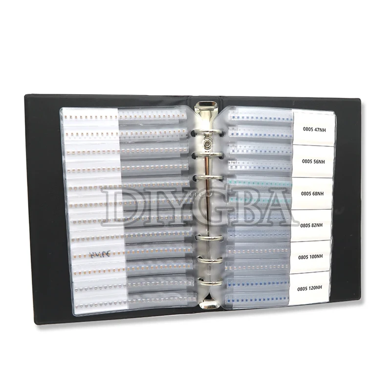 30/33/42/35Value 0402 0603 0805 Wire Wound SMD Ceramic Inductor Kit Chip Inductance Sample Book Assortment Sample Book