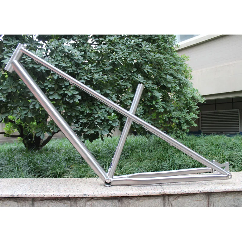 Custom Titanium MTB Bike Frame With Fat Wheel