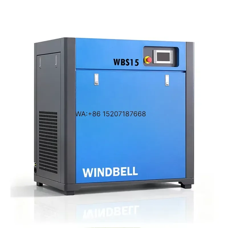 Wmwmnu CE Certified Fixed Speed Silent Industrial Screw Air Compressor 7.5Kw 15KW