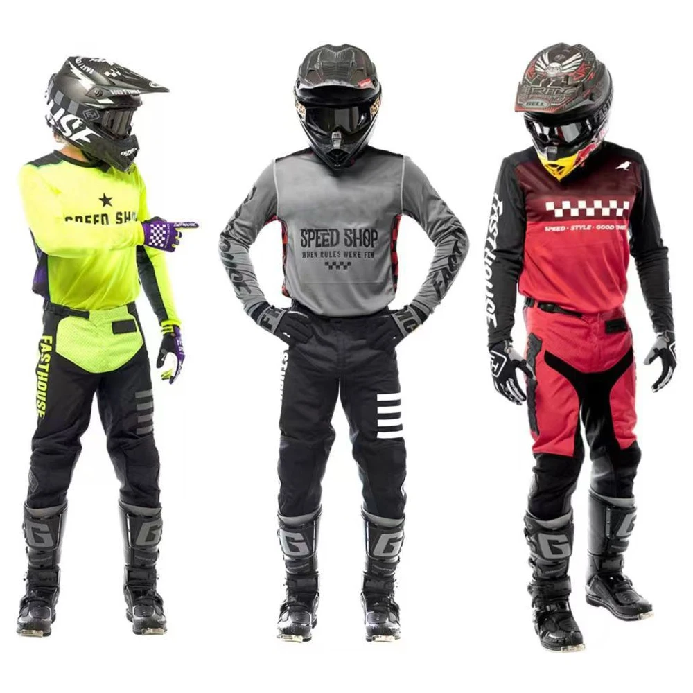Motocross Jersey Hosen Set Dirt Bike MX Gear Set Off Road Kit Erwachsene Outdoor Motorrad Jersey Set