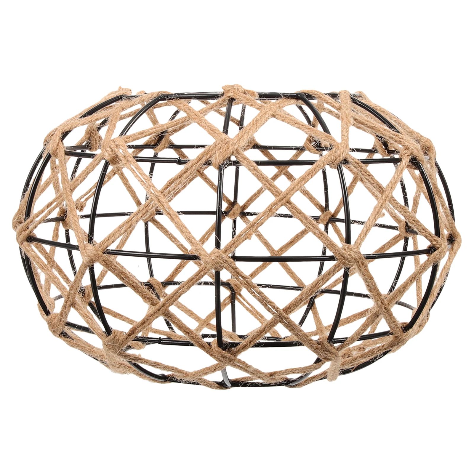 

Retro Lampshade Hemp Rope Pendant Shade Decorative Ch Cover Rustic Style Bedroom Living Room Restaurant Hotel Farmhouse