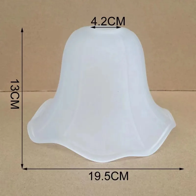 

pendant lamp Frosted Glass Lampshade E27 White 4cm Hole Ceiling Fan Lamp Table Lamp Wall Lamp Pendant Lamp Shade Shell Lamp