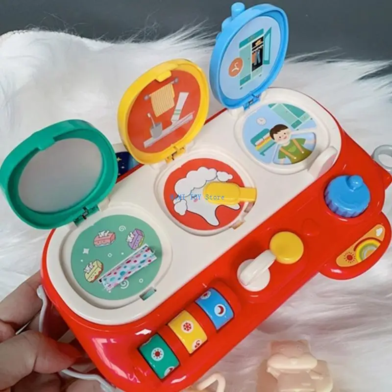 

24BE Activity Busy Boards Preschool Learning Aids Kids Teaching Toy