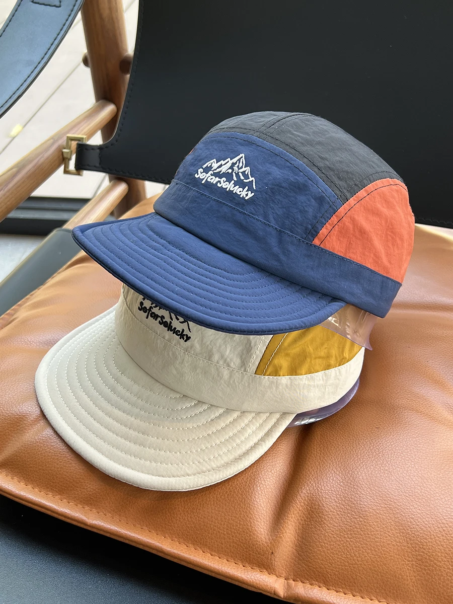 

Quick-drying mountaineering baseball cap women's spring summer versatile outing color matching soft edge cap