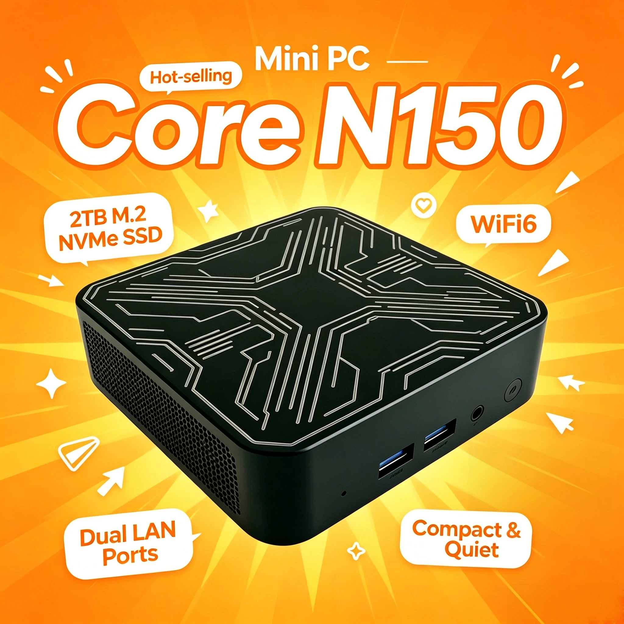 2026-n150-intel-mini-pc-16gb-m2-nvme-ssd-triple-4k-wifi6-silent-cooling-portable-office-home-desktop-speed-system