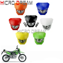 Motorcycle Bulb Headlight Enduro Dual Sport Head Light 7 Colors Firing Headlamp For Suzuki DR650 DRZ400 RM85 RMZ-250 450 DRZ 125