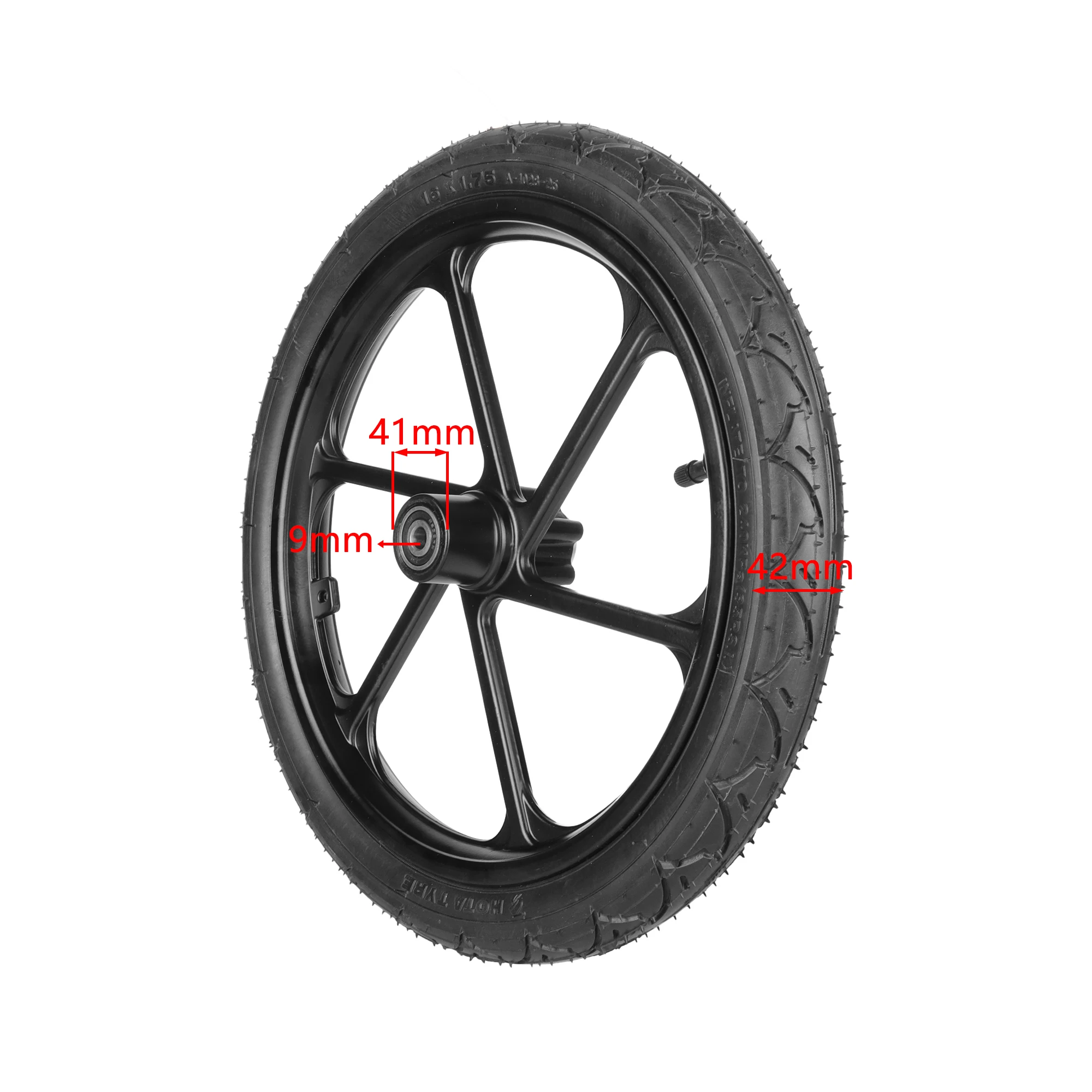 16 inch Aluminum Alloy Wheel Hub 16x1.75 Disc Brake Front Rim For ECMS BIKE F16 F16-PLUS Electric Bike Scooter Folding Bicycles