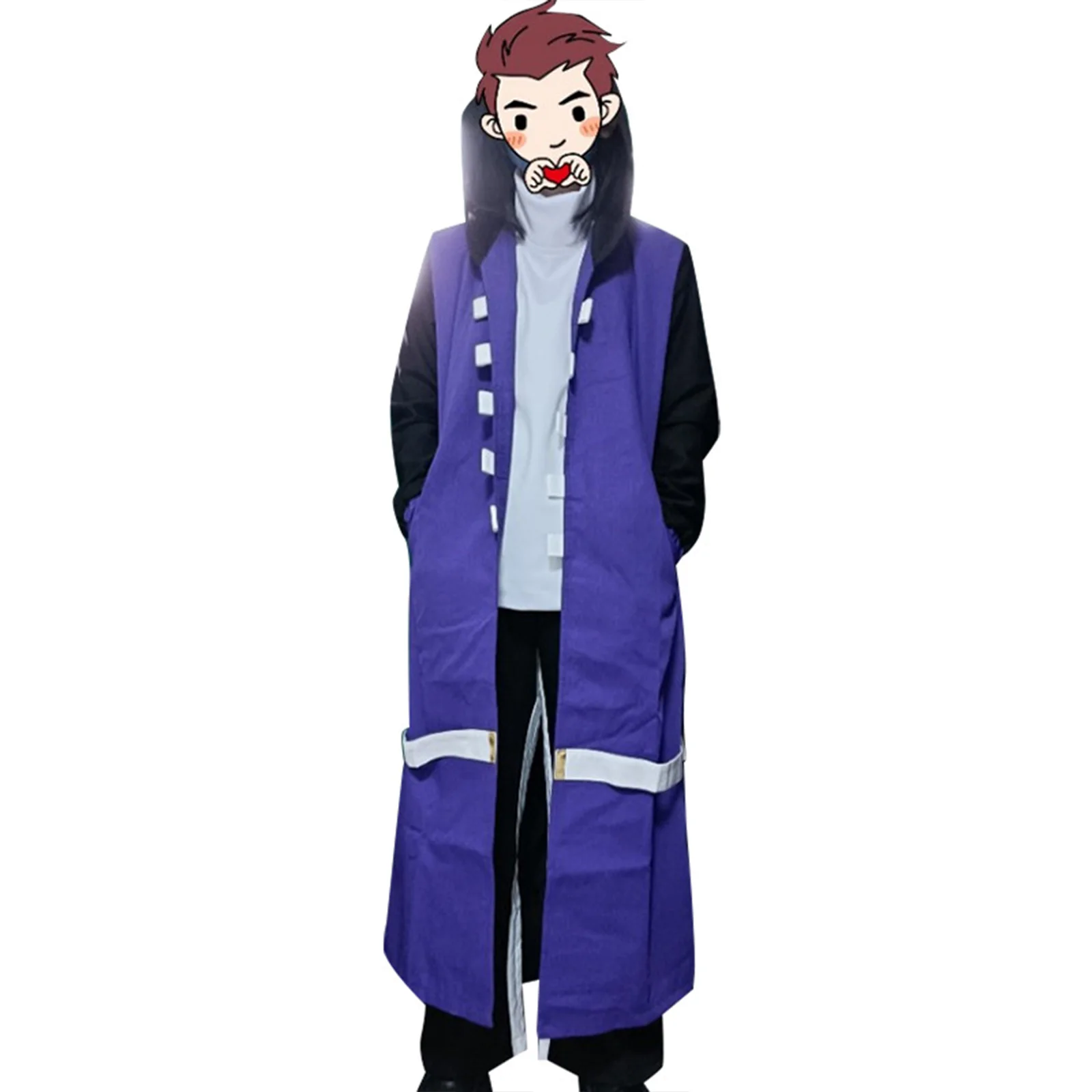 Spiel Anime Sans Professor Cosplay Kostüm Lila Uniform Weihnachten Halloween Rolle Spielen Party Full Set Outfit Für Männer Frauen