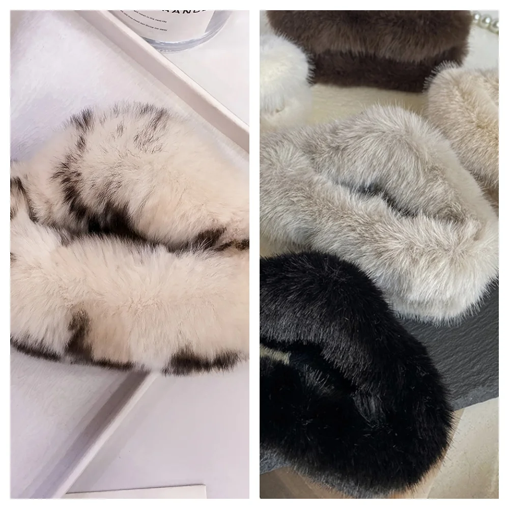 

Большая заколка для волос из искусственного меха, пушистые заколки для хвоста, плюшевая заколка в виде акулы, зимние головные уборы, аксессуары для волос, мягкий теплый зажим