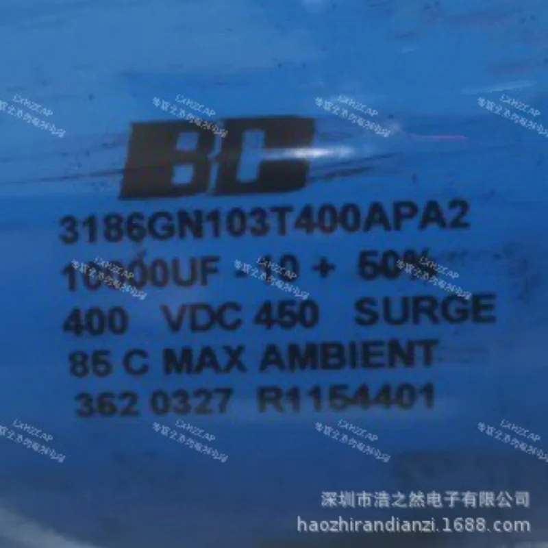 Imported electrolytic capacitor 3186gn103t400apa2 400v1000uf 77X220 BC 400VDC