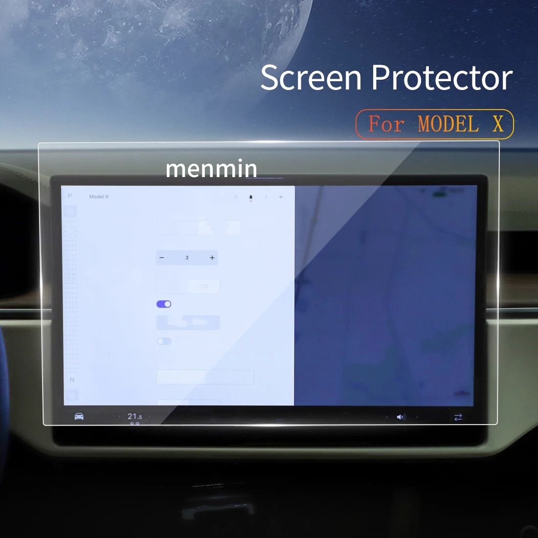 

Автомобильные наклейки Carplay Защитная пленка для экрана Dash из закаленного стекла Защитная пленка Diaplay Navigation Auto для 24 tesla model x