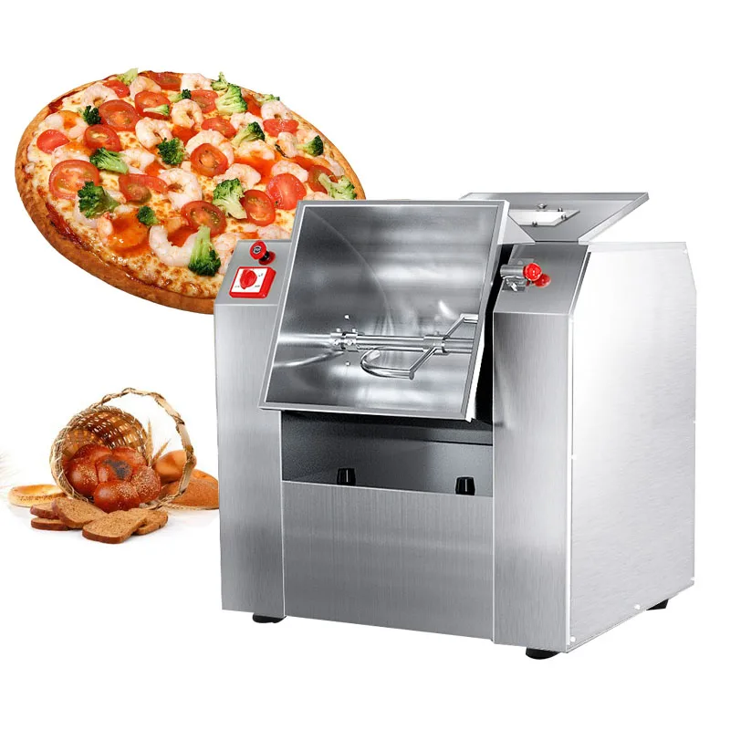 Commercial Kitchen Flour Dough Kneading Flour Mixer Machine Food Minced Meat Stirring Pasta Mixing Make Bread Blender