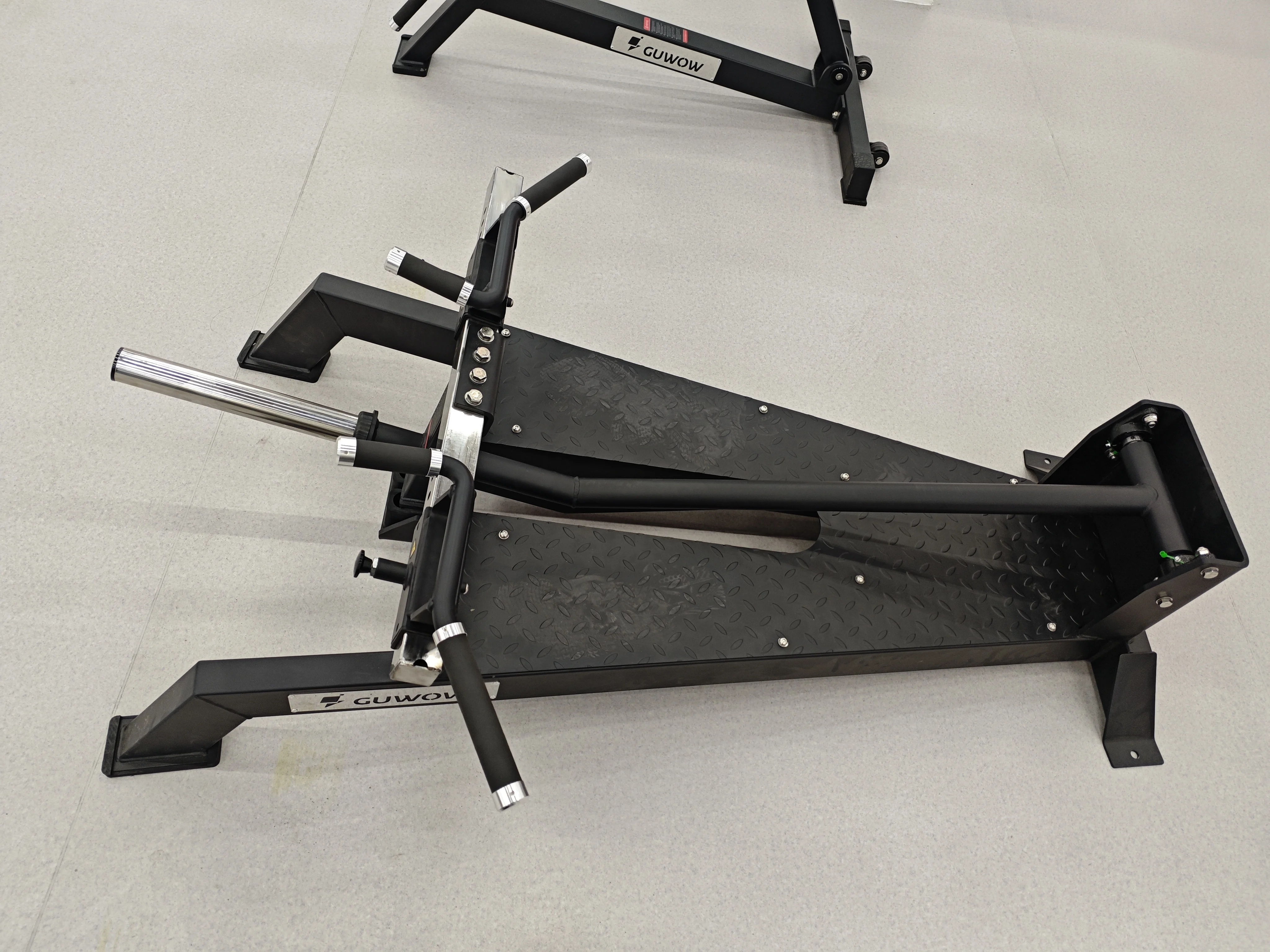 معدات فولاذية لتمارين الساق قابلة للتعديل، آلة T-Row تدوم طويلاً لآلات اختيار تحميل دبوس التمرين الخلفي #6