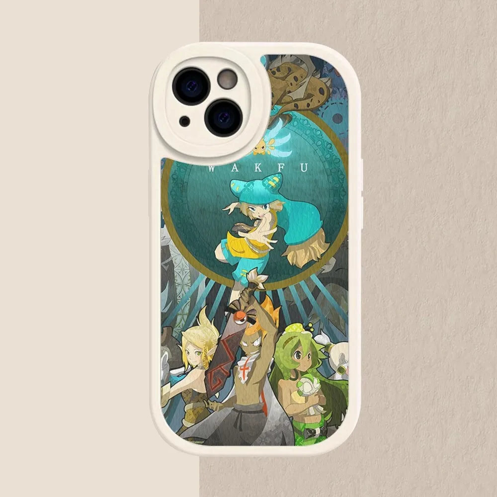 Game W-Wakfu Phone Case Hard Leather For IPhone 14 13 12 Mini 11 14 Pro Max Xs X Xr 7 8 Plus Fundas