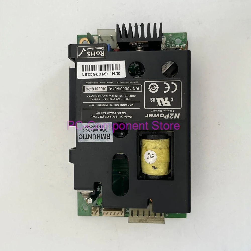 XL125-12 CS(XL125-3) V1 12VDC 10,5A/V2 12V 0,5A Voeding