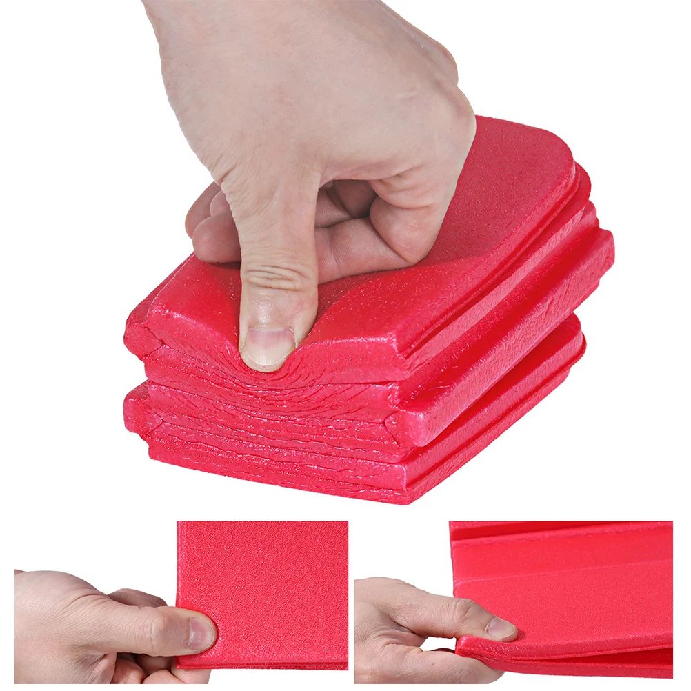 

Red Foldable Waterproof Sitting Mat Cushion Camping Pad Moisture Proof Lightweight Comfortable Xpe Seat for Picnic Park Outdoor