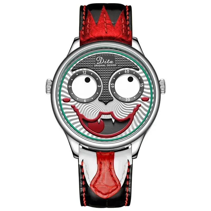 New Concept Russian Clown Watch Men's Stylish Simple Quartz Watch Student Waterproof Watches