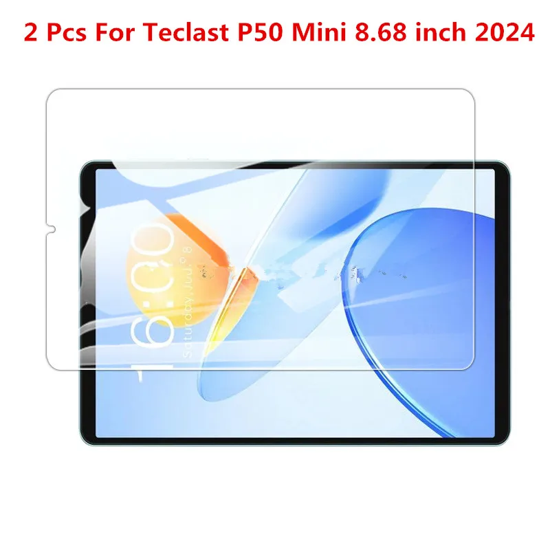 

2 шт. закаленное стекло для Teclast P50 Mini 8,68 дюйма 2024 Защитная пленка для экрана планшета