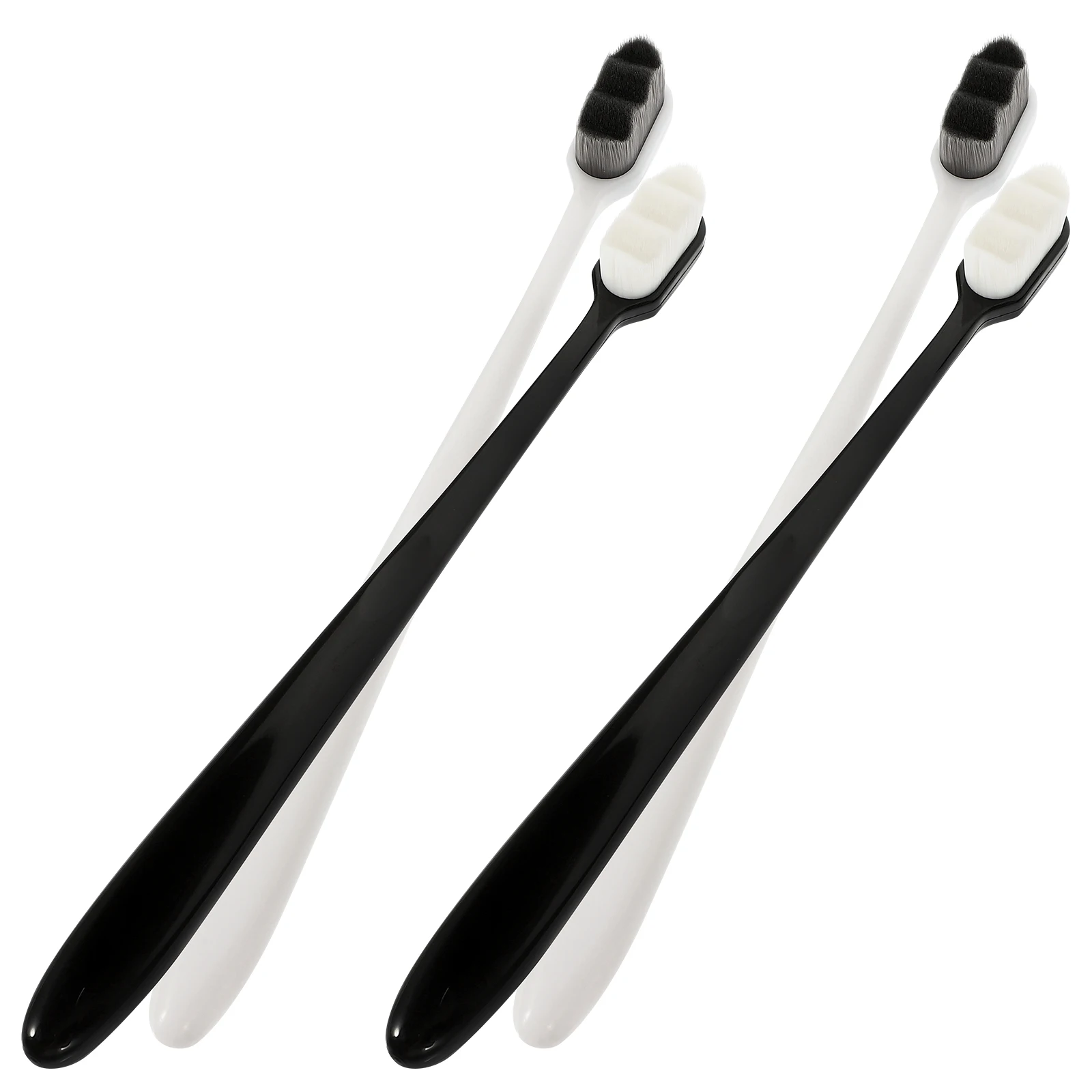 

4Pcs Soft Bristle Wave Toothbrush for Cleaning Ideal for Puerperal Period Oral Care Lightweight Travel Adult Brush