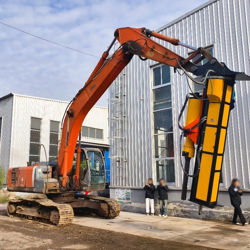 Integrated Rock Drill and Splitter Machine Crawler Hydraulic System for Old Quarry Reclamation Hillside Stone Block Separation