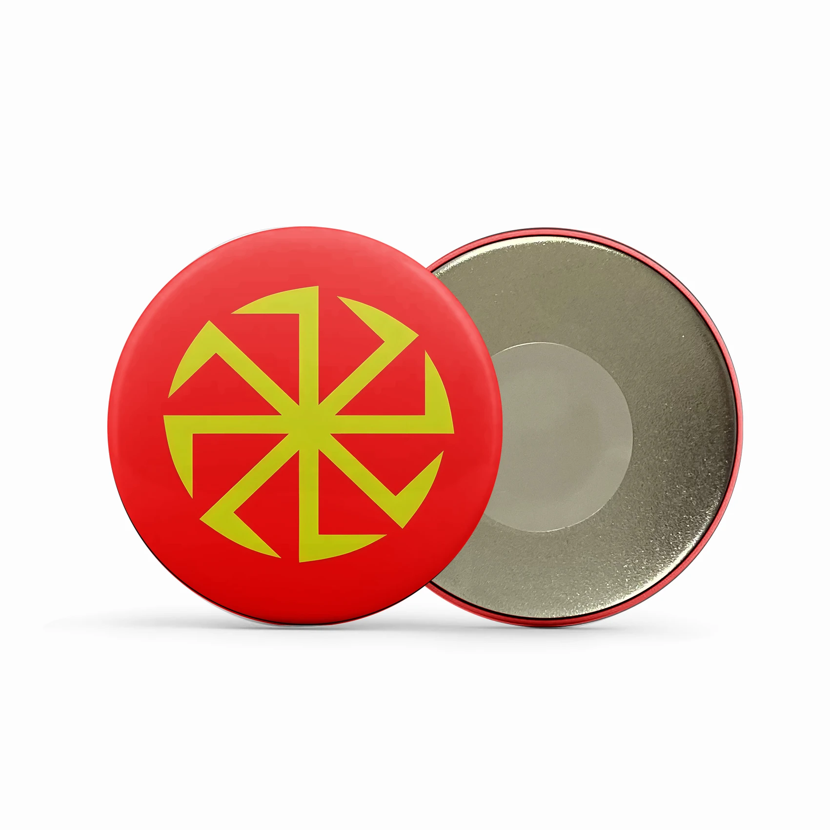 Russian wheel Slavic Kolovrat Runes Eight Ray Fridge Magnets Home Refrigerator Decor Gift Souvenir Support Icons Custom BXT-284