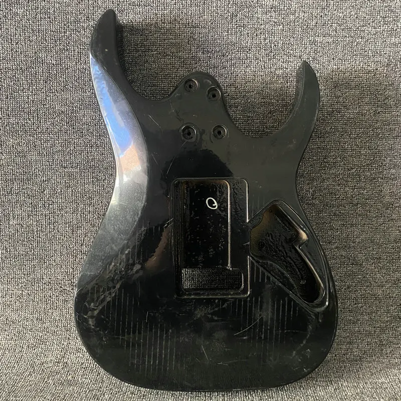 YB988 Floyd Rose Electric Guitar Body Left Hand Version Black Color HSH Pickups Stock Items goes with Damages and Dirty