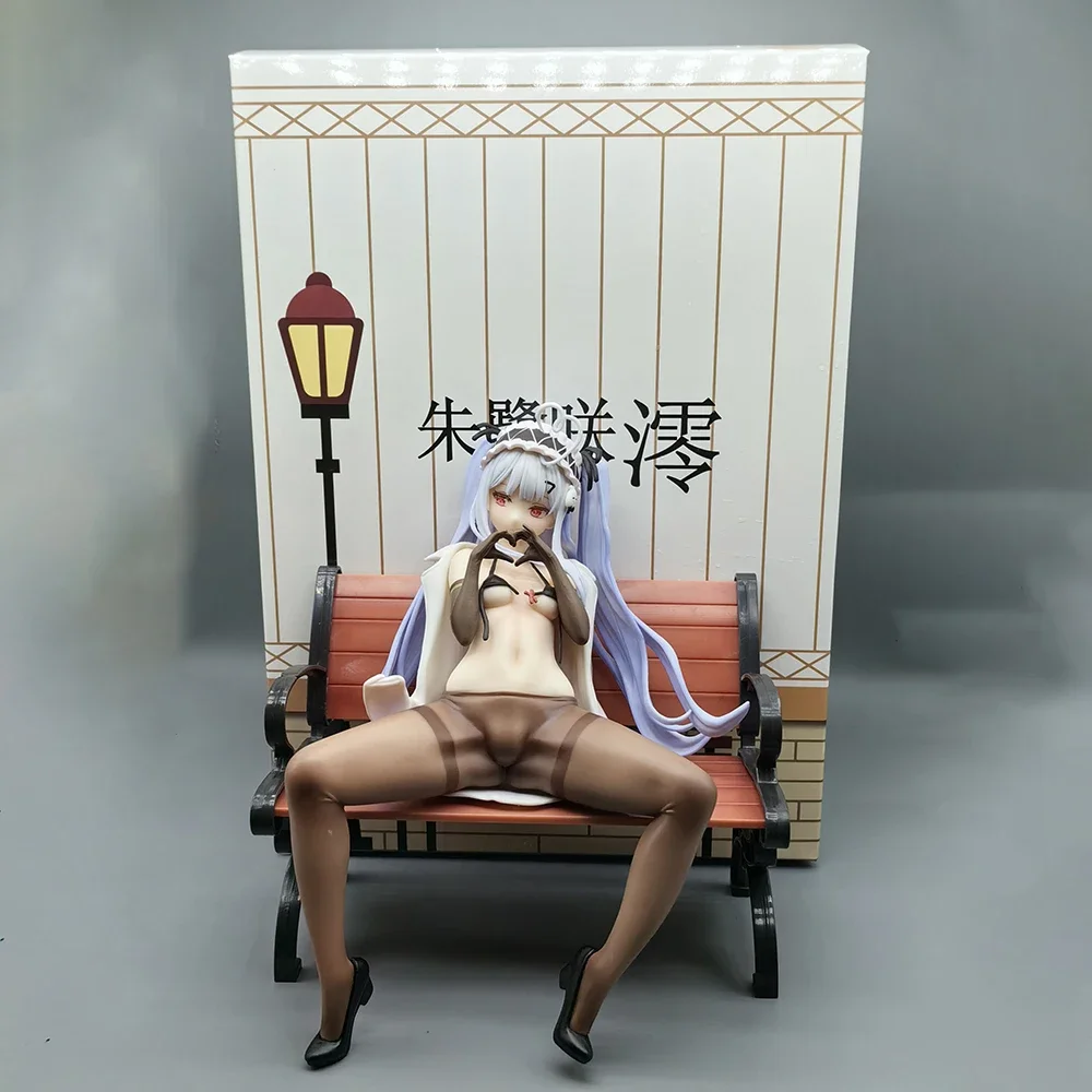 1/6 Vibrastar Figure Rokuku Countercurrent Tea Party Zhu sakiuri Anime Girl PVC Action Figures Toy Statue Adult Collection Doll