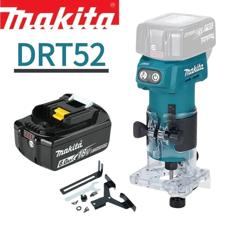 

New Makita DRT52 Cordless Compact Router for Precision Multi-Tasking Edge & Slotting 18V LXT