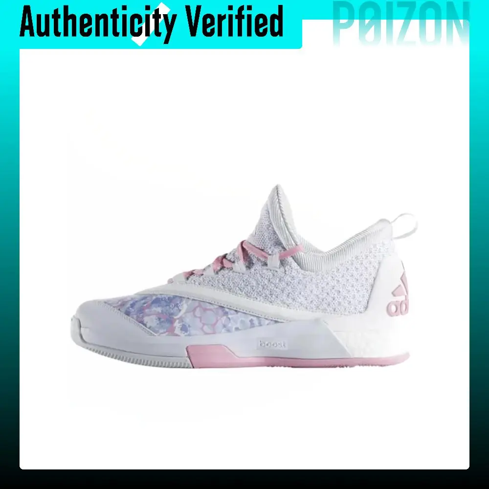 Adidas Crazylight Boost 2.5 Basketball Shoes Men's Gray White AQ7948