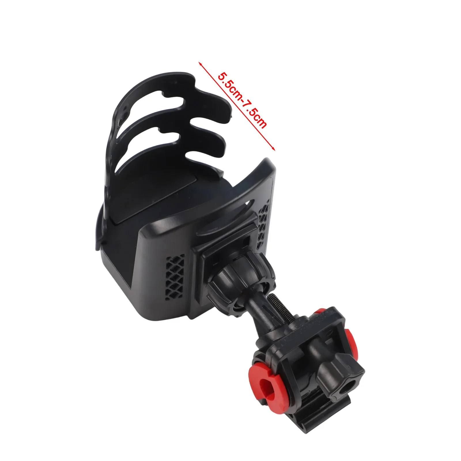 Adjustable Cup Holder For Microphone Stand Instrument Speaker Cymbal Or Bike Handlebar With Support For 2.75in Diameter Drinks