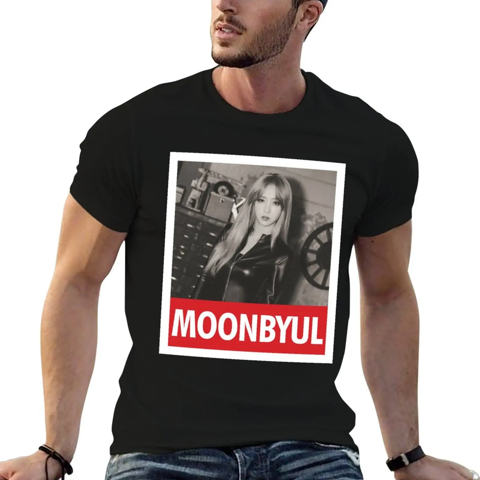 MAMAMOO - Moonbyul T-Shirt plus sizes graphic t shirt vintage t shirt for men