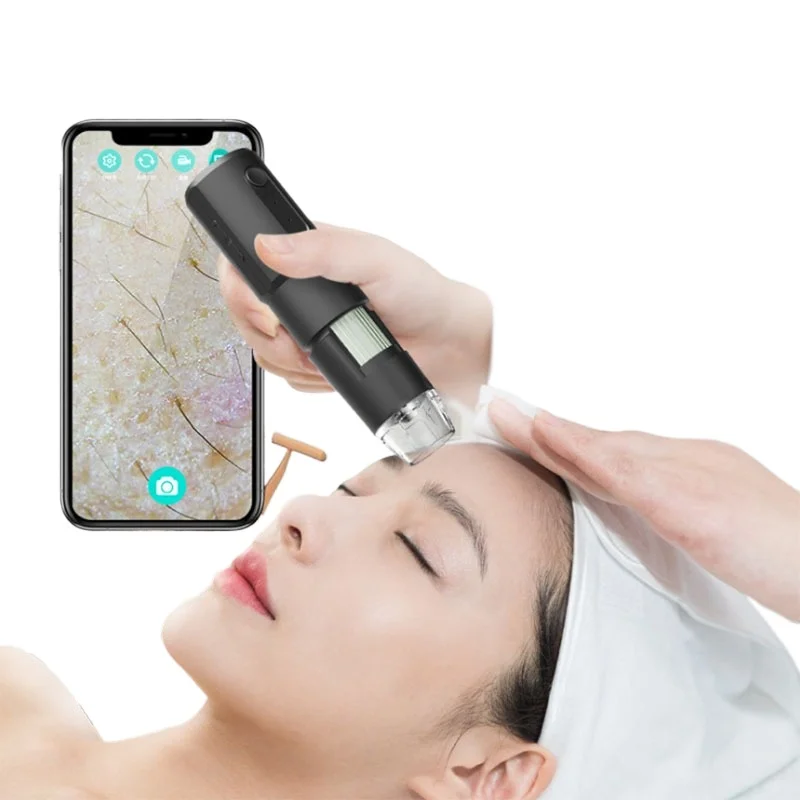WiFi Mobile Phone Computer Skin Detection Instrument Skin Hair Scalp Hair Pore Tester High Definition Camera