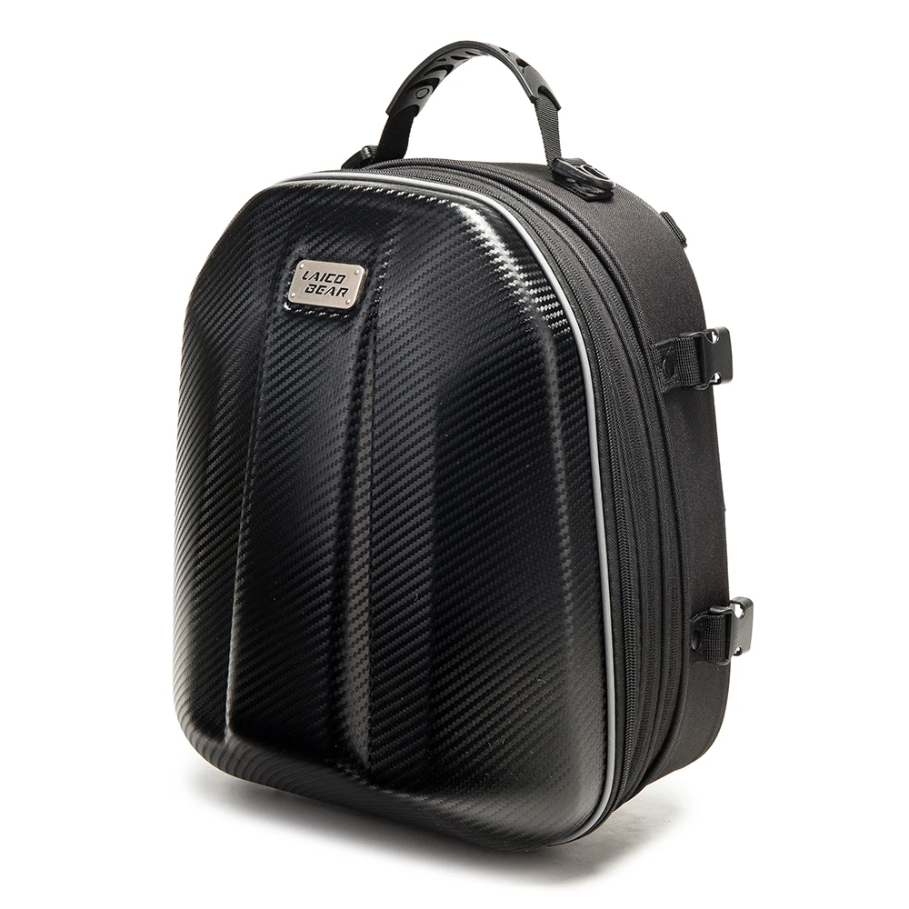 

Universal Motorcycle Rear Seat Bag Expandable Motor Hard Shell Helmet Backpack Outdoor Motocross Trunk Tail Bag Luggage