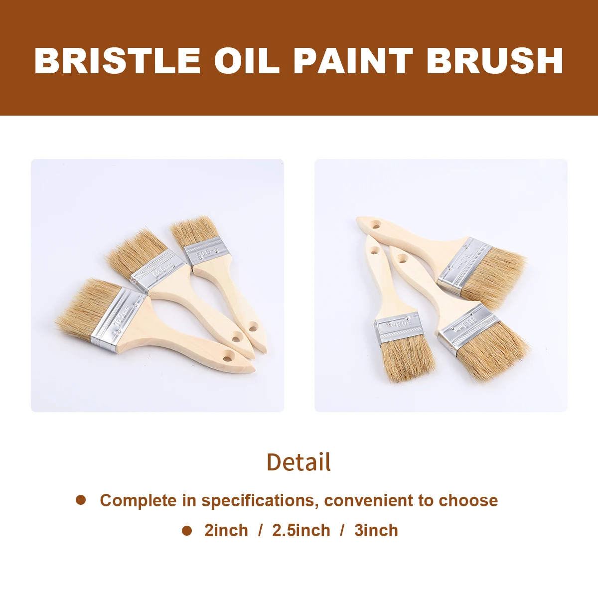 

9 Pcs Paint Brush BBQ for Sauce Accessories Soy Brushes The Fence Wood Wooden Painting Tools