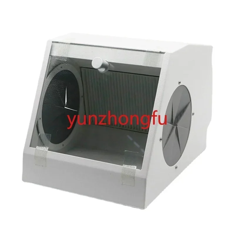 

Dust box Sandblasting gun Dust box Technician bench Grinder Vacuum cleaner Sandblasting alumina dust cover