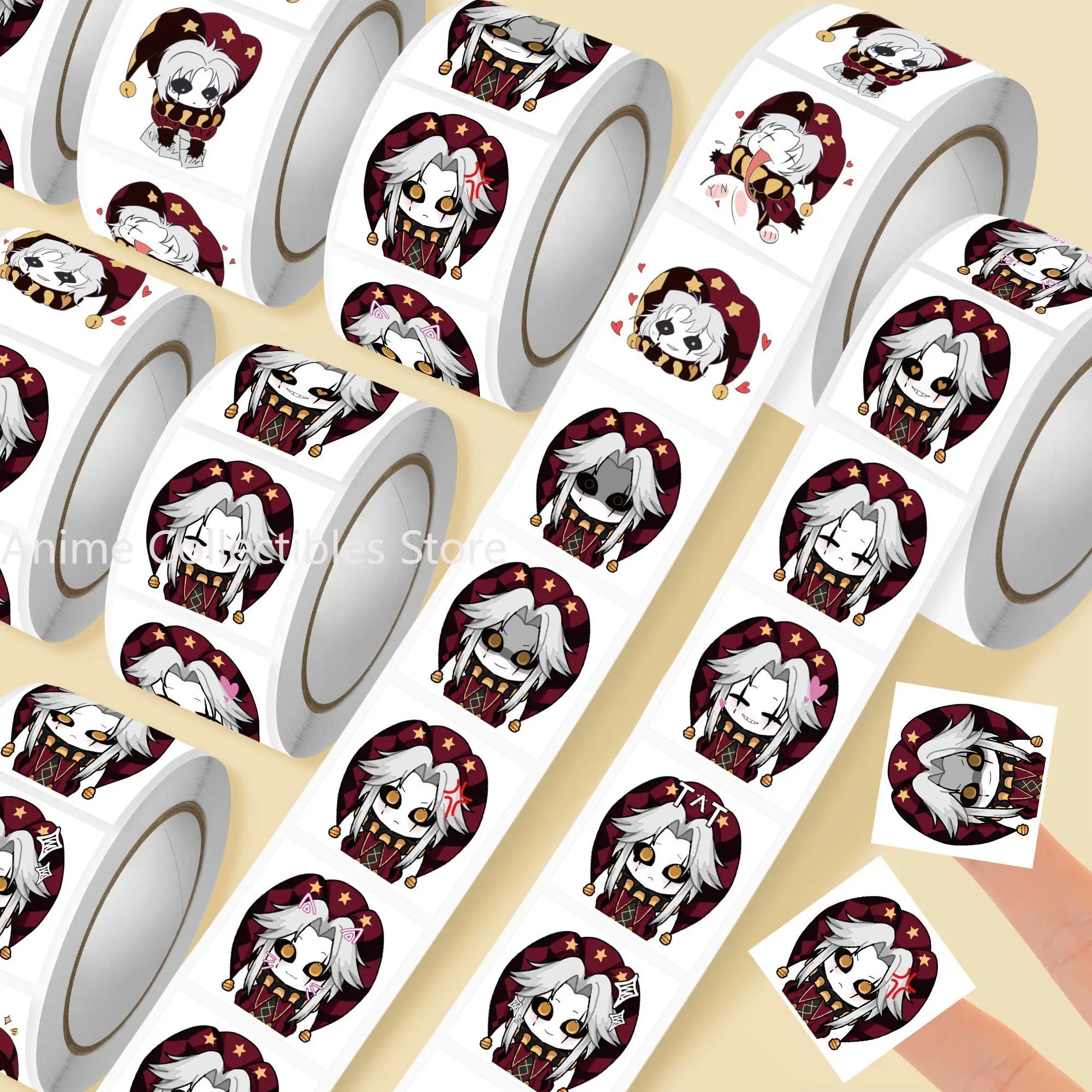 

500Pc/Roll The Freak Circus‌ Pierrot Stickers For DIY Laptop Envelope Scrapbook Car Motorcycle Decal Gift