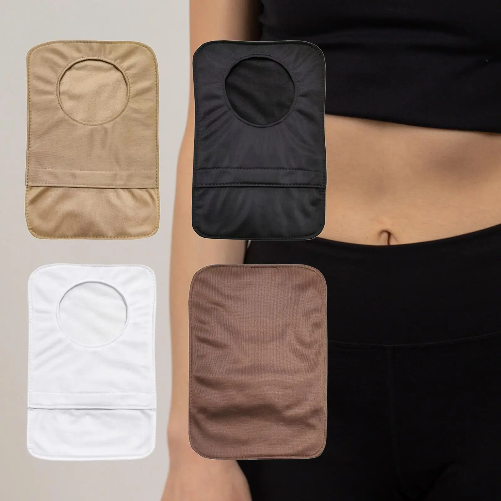 

Convenient Ostomy Bag Cover Supplies with Round Opening Durable Lightweight