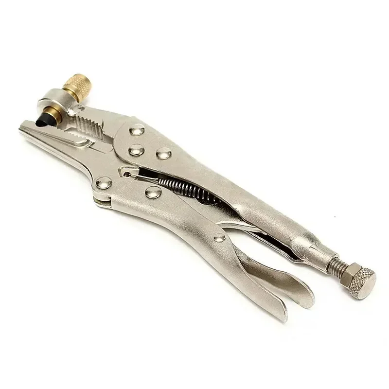 Hand Tool, Refrigerant Recovery Clamp Air Conditioner Tube Locking Plier Refilling Pliers For Welding Locking Plier RepairTool