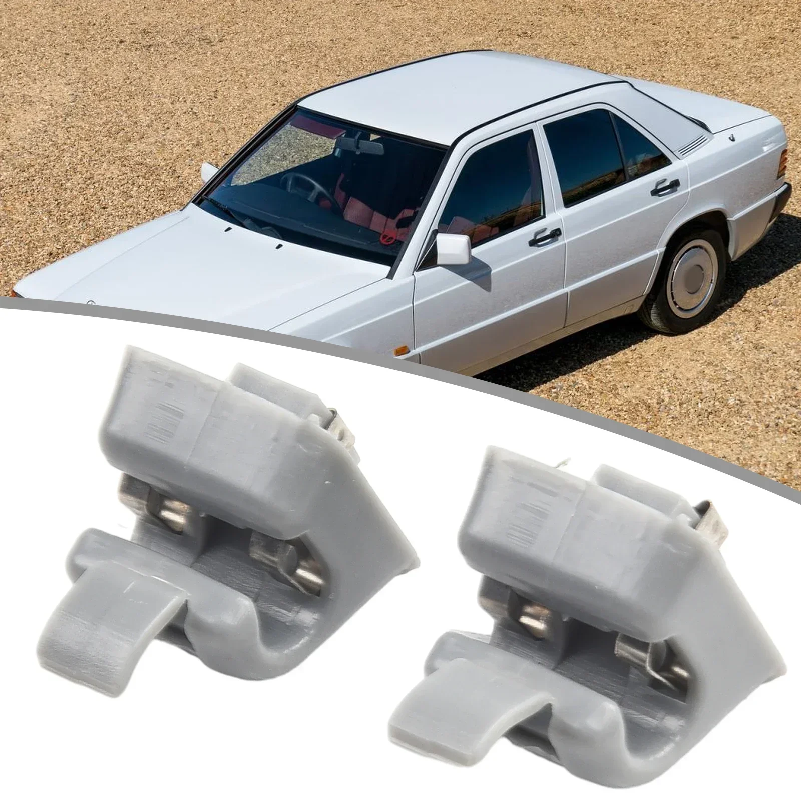 Replace Damaged Sun Visor Brackets for a Safe Driving Experience in For Mercedes W201 W123 W124 W126 W140 W201